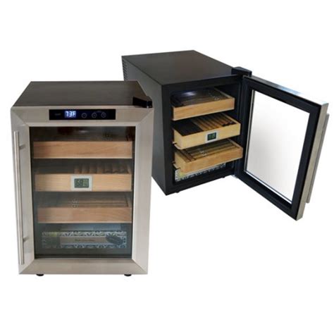 clevelander electric cigar cooler cabinet humidor stainless steel door|the clevelander humidor.